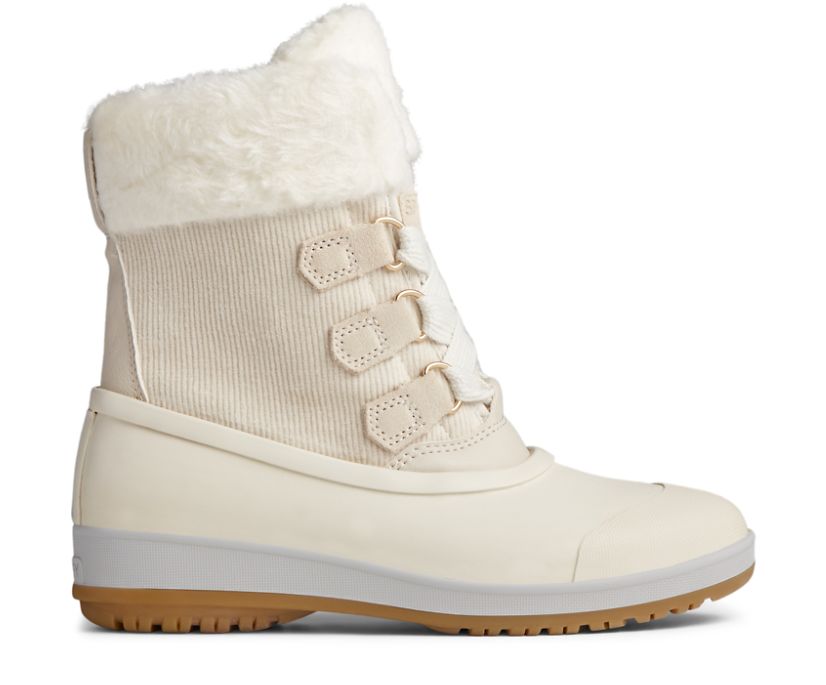 Sperry Pacifica Alpine Boots - Women's Boots - White [BH7195263] Sperry Top Sider Ireland